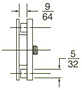 Knob Locks (D5975R) - 2