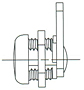 Brass Cam Locks (1412L)