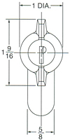 Keyed Knob Locks (LD614) - 2