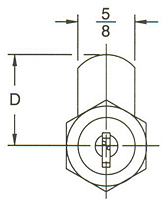 Plastic Cam Locks (PC610S) - 2