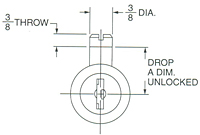 Dead Bolt Locks (D5050A-01) - 2