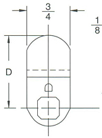 Offset for Flat Key Locks (F2202-17-04) - 2