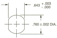 LQ13 Tubular Switch Lock Rotary Slide Switches (HD8156-050) - 3